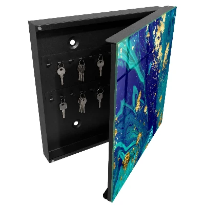Colorful abstraction Wall mounted key box