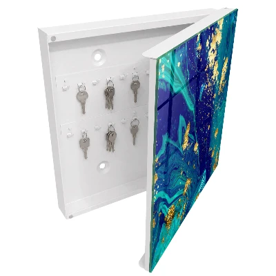 Colorful abstraction Wall mounted key box