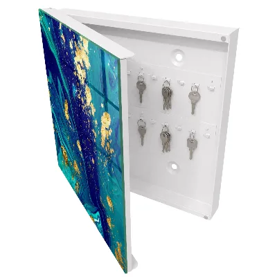 Colorful abstraction Wall mounted key box