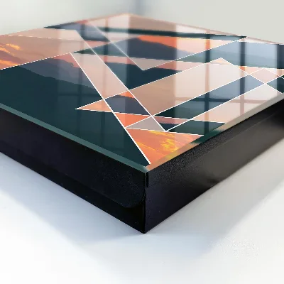 Mountain sunset Key cabinet