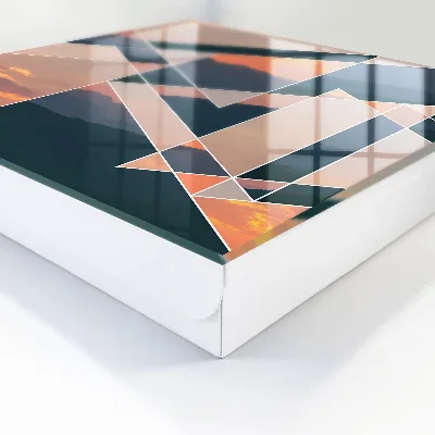 Mountain sunset Key cabinet