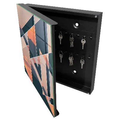 Mountain sunset Key cabinet