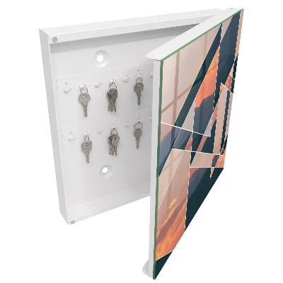 Mountain sunset Key cabinet
