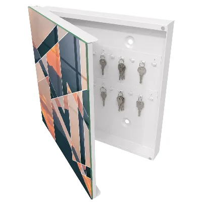 Mountain sunset Key cabinet
