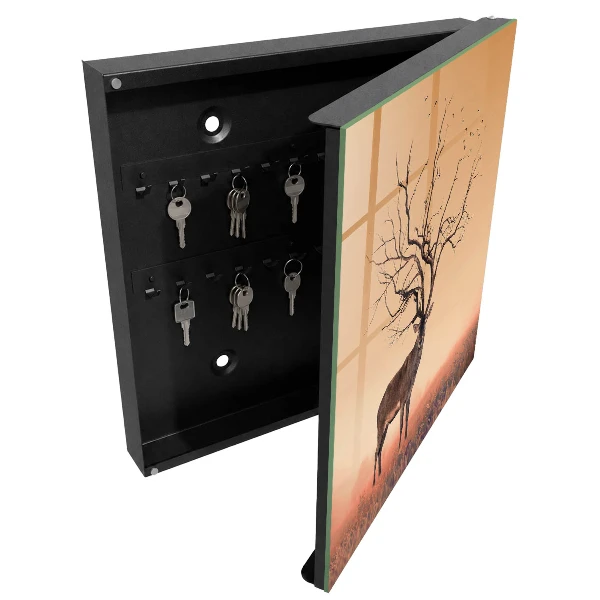 Magical deer Key box for wall