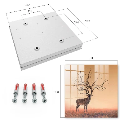 Magical deer Key box for wall
