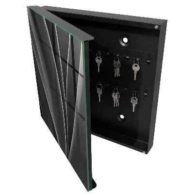 Leaves abstraction Wall mounted key box