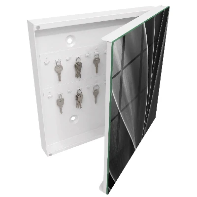 Leaves abstraction Wall mounted key box