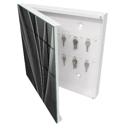 Leaves abstraction Wall mounted key box