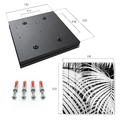 Palm leaves Wall mounted key box