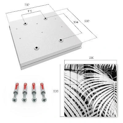 Palm leaves Wall mounted key box
