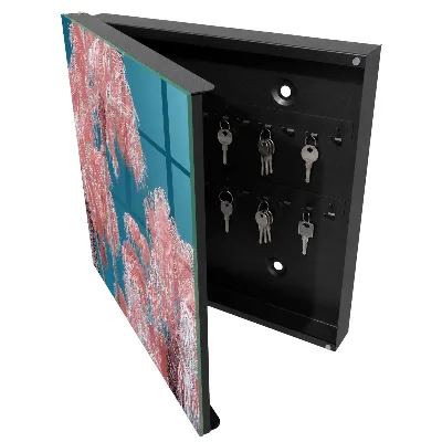 Tropical composition Key box for wall