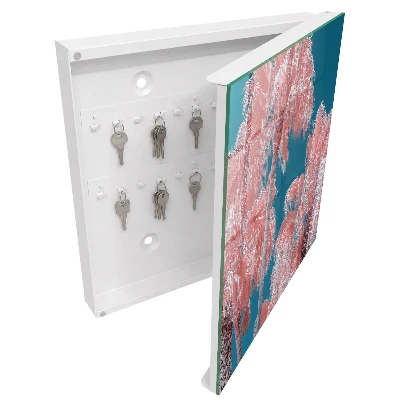 Tropical composition Key box for wall