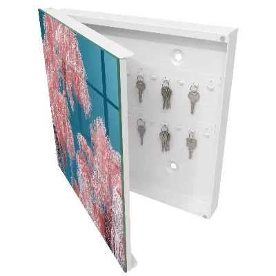Tropical composition Key box for wall