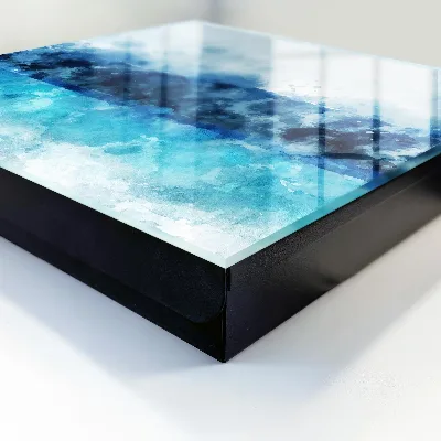 Turquoise landscape Key cabinet