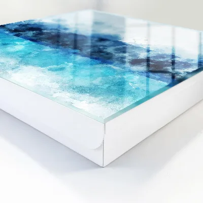 Turquoise landscape Key cabinet