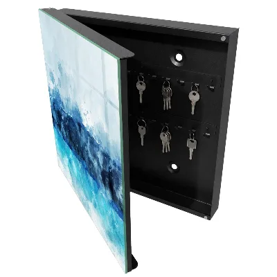 Turquoise landscape Key cabinet