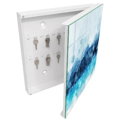 Turquoise landscape Key cabinet