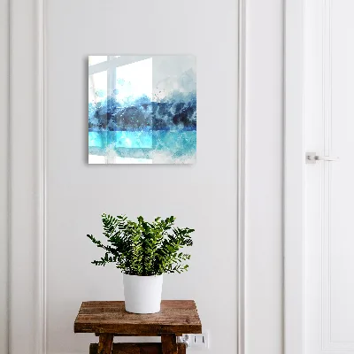 Turquoise landscape Key cabinet