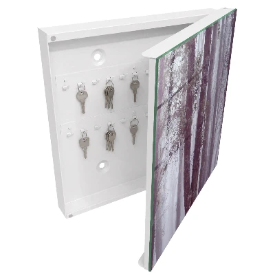 Forest fog Key box for wall