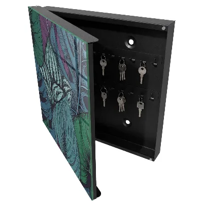Mysterious leaves Wall mounted key box