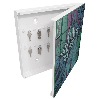 Mysterious leaves Wall mounted key box