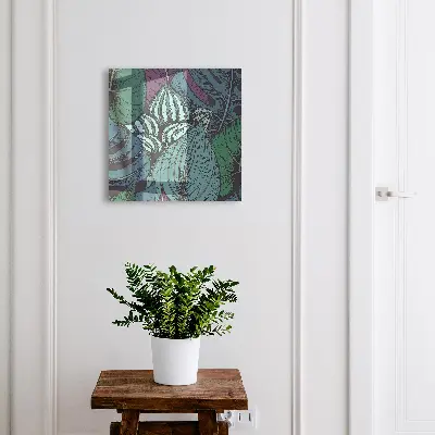 Mysterious leaves Wall mounted key box