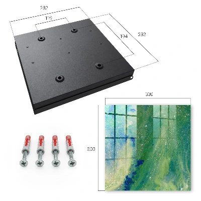Abstract nature Key cabinet