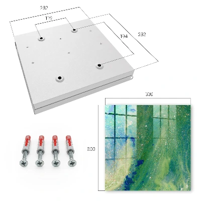 Abstract nature Key cabinet