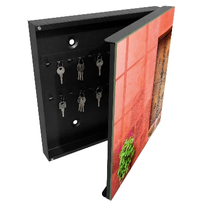 Red facade Key cabinet