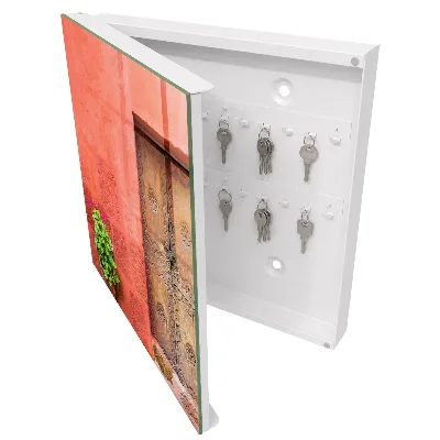 Red facade Key cabinet