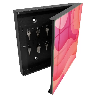 Wall-mounted key box wave energy design