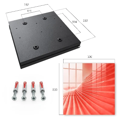 Energy of color Key box for wall