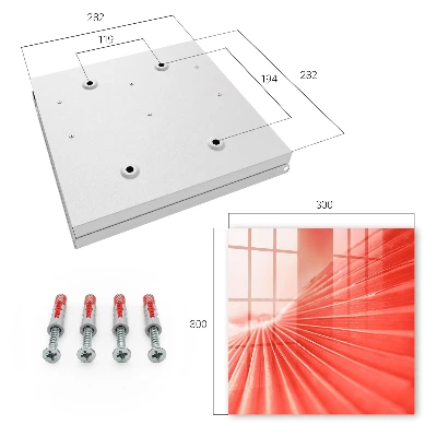 Energy of color Key box for wall