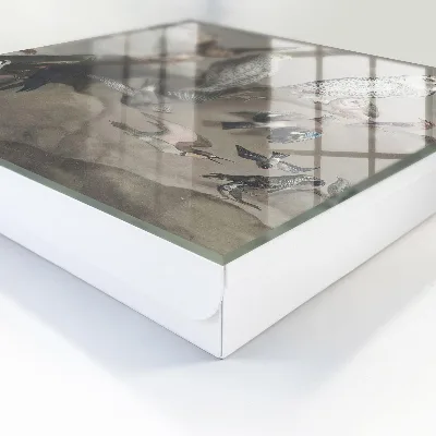 Birds on a rock Wall mounted key box