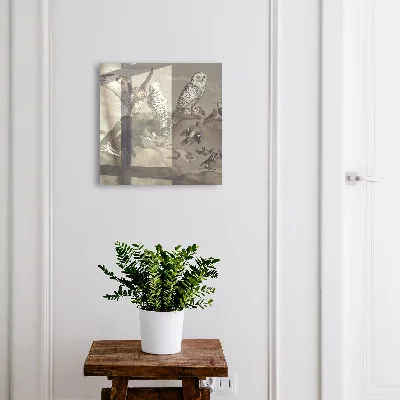 Birds on a rock Wall mounted key box