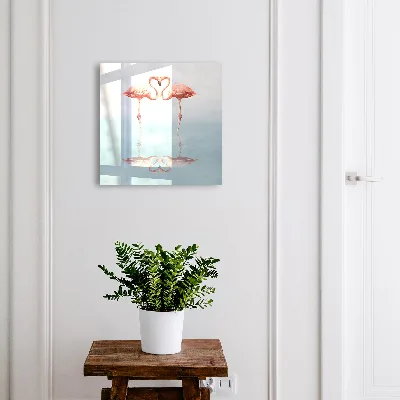 Flamingos love Key cabinet
