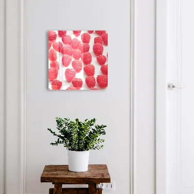 Pink raspberries Wall mounted key box