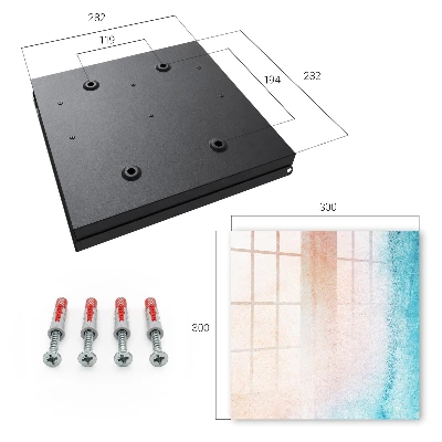 Pastel texture Wall mounted key box
