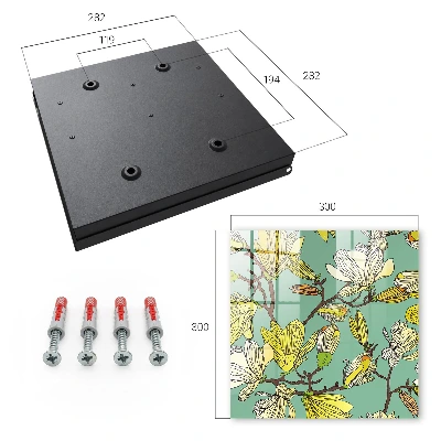 Vibrant nature Wall mounted key box