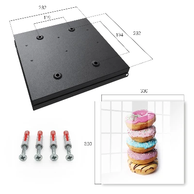 Colorful donuts Key cabinet