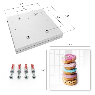 Colorful donuts Key cabinet
