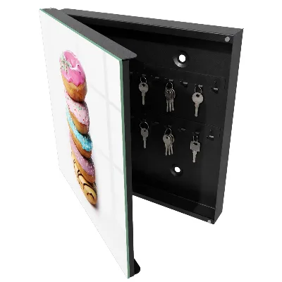 Colorful donuts Key cabinet