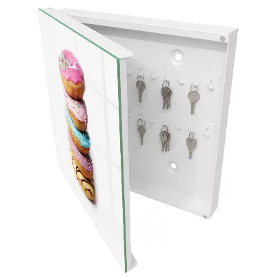 Colorful donuts Key cabinet