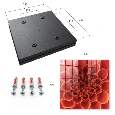Floral pattern Key box for wall