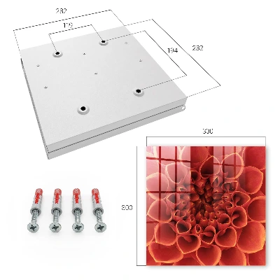 Floral pattern Key box for wall