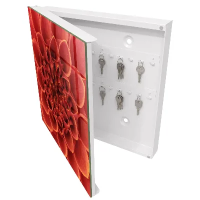 Floral pattern Key box for wall