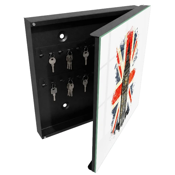 British symbol Wall mounted key box