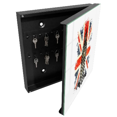 British symbol Wall mounted key box