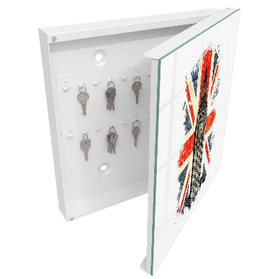 British symbol Wall mounted key box